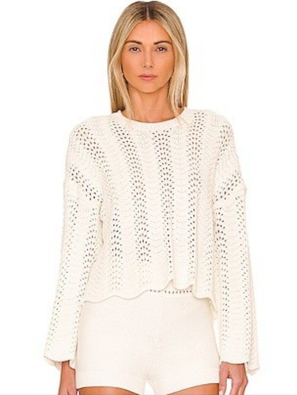 27 MILES MALIBU Cloud Wonder Crochet Top S